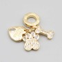 Charms a grappolo oro my dog 26 mm conf. 1 pz