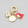 Charms a grappolo oro pausa caffe 26 mm conf. 1 pz