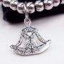 10 pz Charms acciaio yoga 13.7 mm pacco