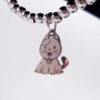 Charms gattino acciaio 15.3x10 mm 1 pz