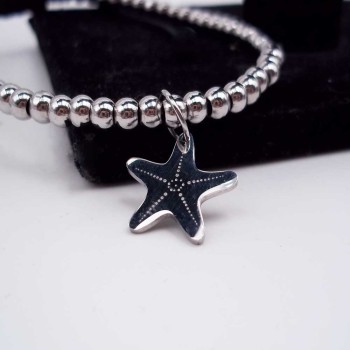 Charms stella marina acciaio 14.7 mm pacco 1 pz Charms stella marina acciaio 14.7 mm pacco 1 pz