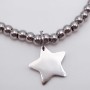 Charms acciaio stella 15 mm pacco 1 pz