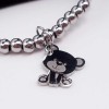 Charms orsetto acciaio 13.7x11.7 mm 1 pz - luc1009 - pietreeminuterie.com Charms orsetto acciaio 13.7x11.7 mm 1 pz (luc1009) - pietreeminuterie.com