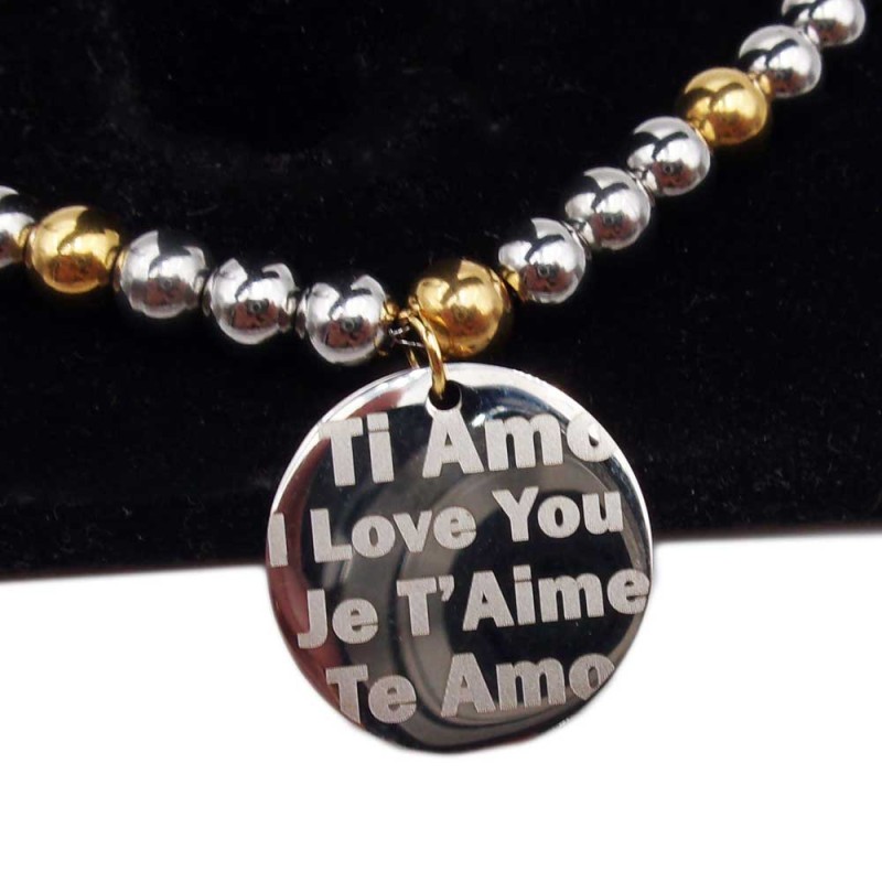 Ciondolo scritta Ti amo in tutte le lingue 20 mm 1 pz - gg6764jj - pietreeminuterie.com Ciondolo scritta Ti amo in tutte le lingue 20 mm 1 pz (gg6764jj) - pietreeminuterie.com