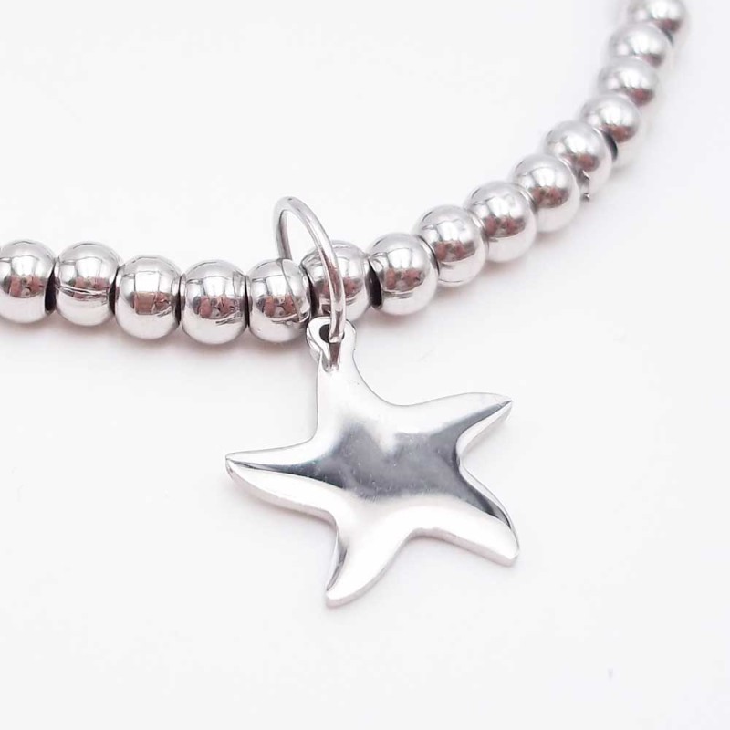 10 pz Charms acciaio stella marina 15.5x14 pacco (mxx88179) - pietreeminuterie.com