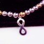 Ciondoli infinito acciaio 18x6.7 mm pacco 1 pz