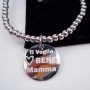 Ciondolo Scritta tvb mamma 20 mm pacco 1 pz