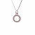 Charms cerchio in ottone con strass 11.4 mm 1 pz