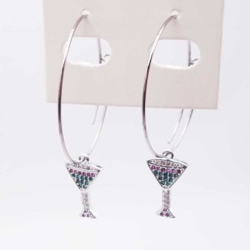 Charms Drink con strass colorati 14 mm pacco 1 pz