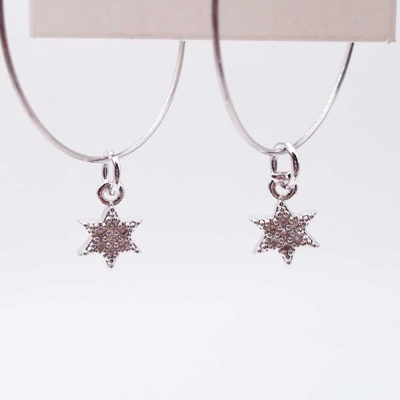 Charms stella con strass 13 mm pacco 1 pz (ste36d) - pietreeminuterie.com