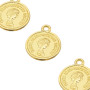Charms moneta oro 13 mm 20 pz