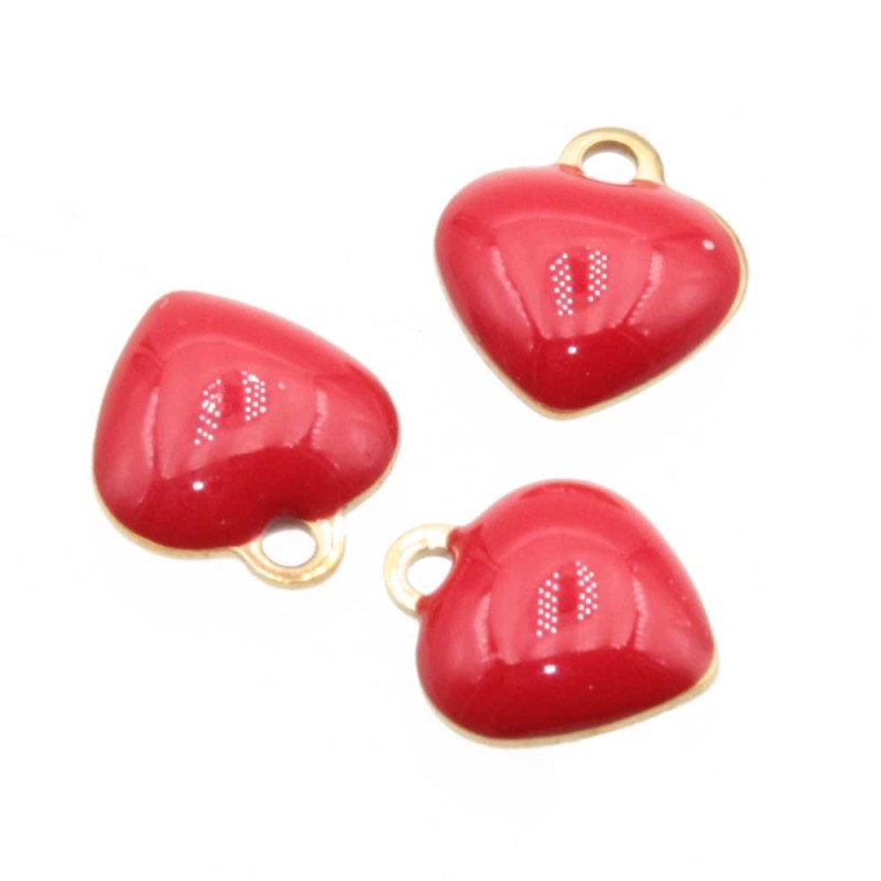 Cuore acciaio rosso 9 mm conf. 5 pz (hea-rrr03) - pietreeminuterie.com