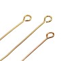 Chiodini acciaio occhiello 70x05 mm oro 20 pz