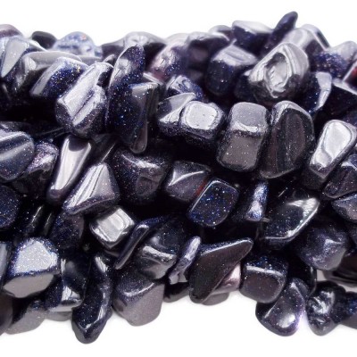 Chips pietra del sole blu grandi 10/16 mm filo 40 cm