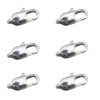 Chiusura moschettone acciaio lucido 15 mm pacco 10 pz (mosclu866) - pietreeminuterie.com