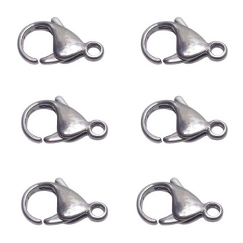 Moschettoni in acciaio da 12 mm pacco da 20 pezzi