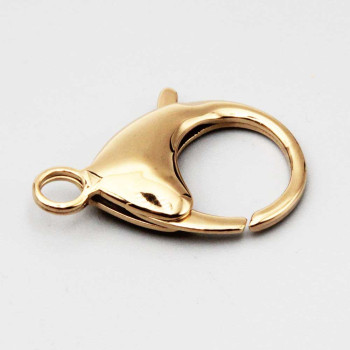 Moschettone acciaio 32 mm oro conf. 1 pz