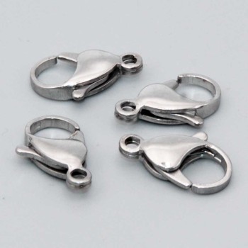 Moschettoni acciaio 17 mm 6 pz Moschettoni acciaio 17 mm 6 pz