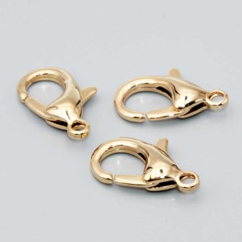 Moschettoni acciaio oro 25 mm conf. 1 pz