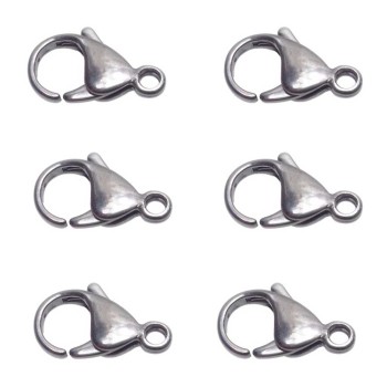 Moschettoni in acciaio 10 mm pacco 20 pz