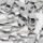 Minuteria In Acciaio Confezioni Ingrosso | Pacco ingrosso Chiusura moschettone acciaio lucido 11 mm 50 pz - moddd889