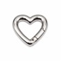 chiusura in acciaio moschettone cuore 14 mm conf. 1 pz