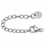 Chiusura estensore acciaio 6 cm bollatina tonda conf.2 pz