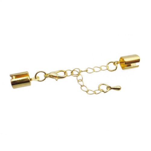 Chiusure Complete | Chiusura completa placcata oro lucido foro 6.5 mm pacco 1 pz - chiuor930