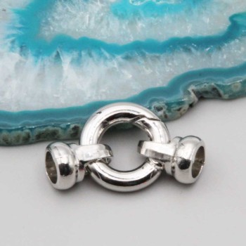 Chiusura a molla tonda 17.5 mm top quality conf. 1 pz