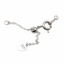 Estensore per collana e bracciale placcata argento 925 65 mm con pendente cuore conf.1 pz