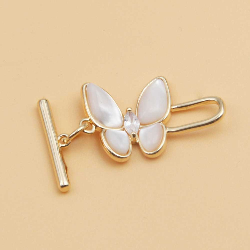 Chiusura a t-bar farfalla 23x14 mm 1 pz (fa-779-1) - pietreeminuterie.com