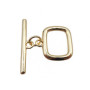 Chiusura a t bar oro 13.8x11.2 mm 1 pz