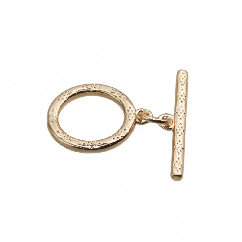 Chiusura a t bar oro intagliata 13.4 mm 1 pz (int6668aa) - pietreeminuterie.com