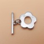 Chiusura a t bar fiore 12.6 mm 1 pz