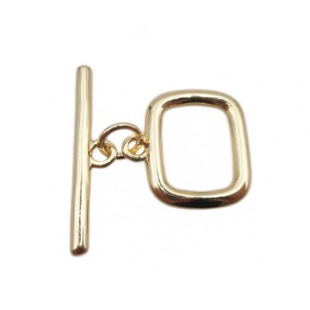 Chiusura a t bar oro 13.8x11.2 mm 1 pz
