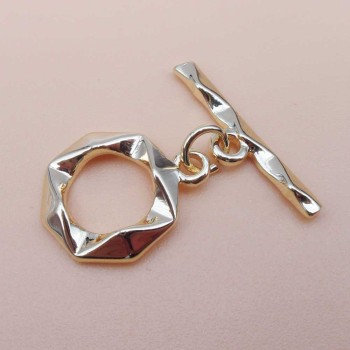 Chiusura a t bar oro 13 mm 1 pz Chiusura a t bar oro 13 mm 1 pz