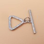 Chiusura a t bar triangolo 13x14 mm 1 pz