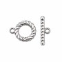 Chiusura a T-Bar acciaio torta 14 mm conf. 2 pz