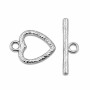 Chiusura a t-bar acciaio cuore diamantata 13 mm conf. 2pz