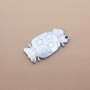 Charms in acciaio caramella 13.9x7 mm 2 pz