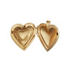 Ciondoli in acciaio oro cuore 27 mm inciso conf. 1 pz (27-heart2) - pietreeminuterie.com