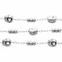 Catena in acciaio con teschi 6 mm maglia 2x1 mm conf. 1 mt