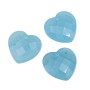 Ciondolo agata azzurra cuore 11 mm sfac. conf. 1 pz