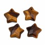 Ciondolo occhio di tigre stella 11 mm sfac. conf. 1 pz