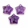 Ciondolo ametista stella 12 mm conf. 1 pz