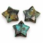 Ciondolo turchese africano stella 12 mm conf. 1 pz