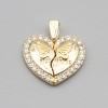 Ciondolo cuore apribile 18 mm conf. 1 pz (con-cio22) - pietreeminuterie.com