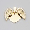 Ciondolo cuore apribile 18 mm conf. 1 pz (con-cio22) - pietreeminuterie.com