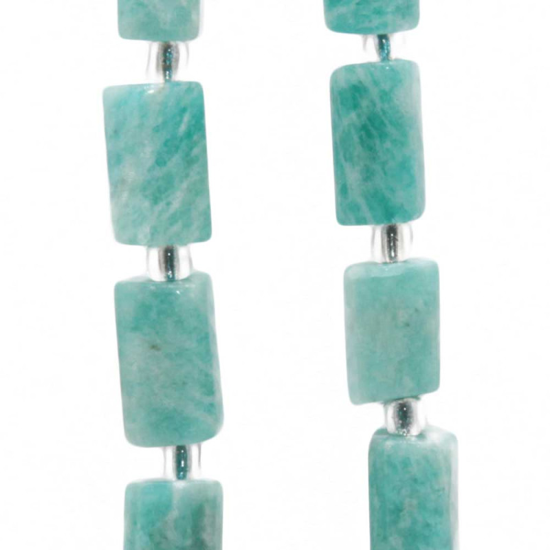 Amazzonite colonna 9x6.5 mm circa conf. 5 pz (colo-px331) - pietreeminuterie.com