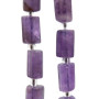 Ametista colonna 9x6.5 mm circa conf. 5 pz